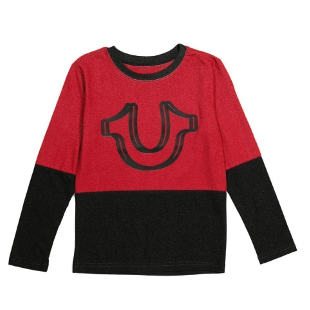 NWT TRUE RELIGION Big Boy Drop Down Long Sleeve Tee